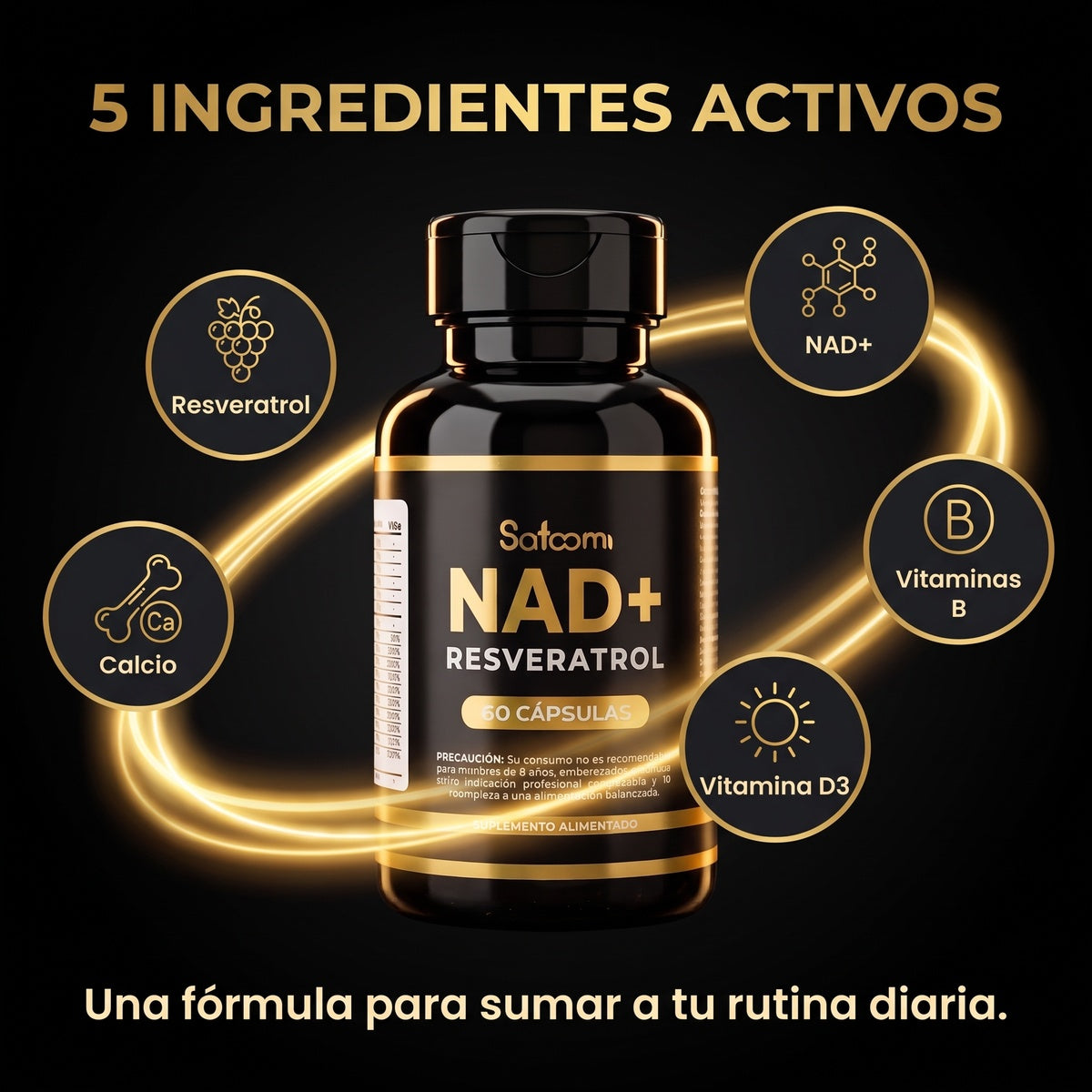 Nad + Resveratrol Forte® (60 Capsulas)