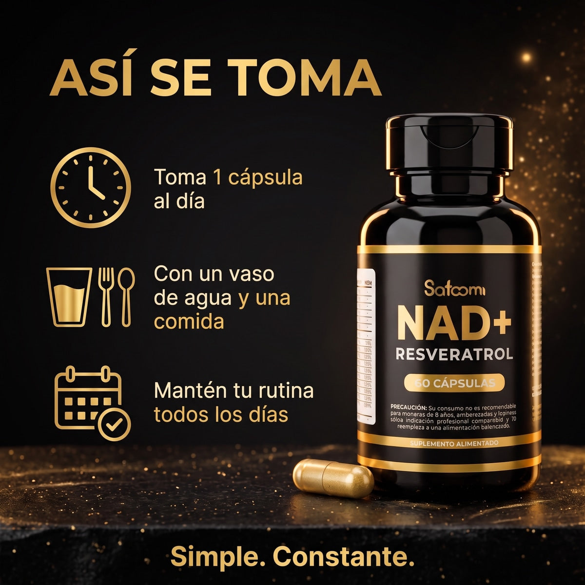 Nad + Resveratrol Forte® (60 Capsulas)