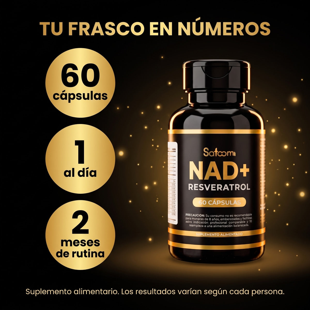 Nad + Resveratrol Forte® (60 Capsulas)